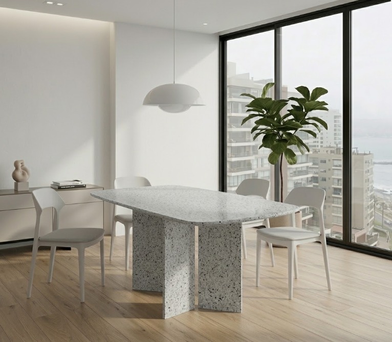 Mesa Comedor Silk Stone Detalle
